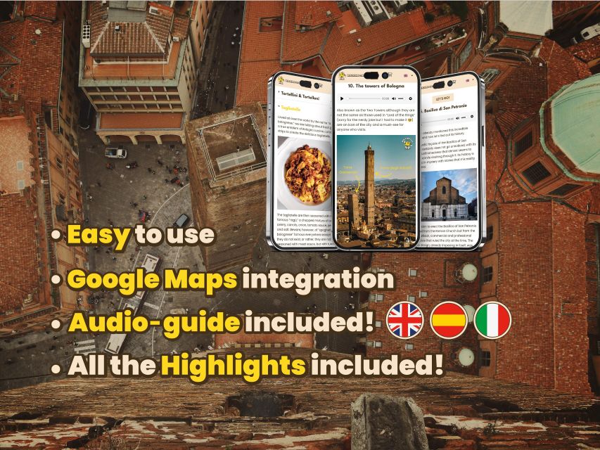 Bologna: Digital Guide made by a Local for your walking tour - Getting the Guide Started: Smartphone, Link, and Via Indipendenza