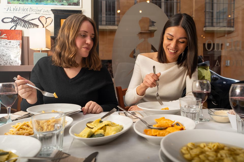 Bologna: Food Tour with Pasta Tasting & Local Specialties - The 3.5-hour pacing: how the walk + meals stay enjoyable