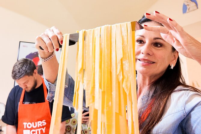 Bologna Local Pasta Cooking Class, Ragu, Spritz, Wine & Gelato - Tagliatelle by hand: eggs, flour, and real technique