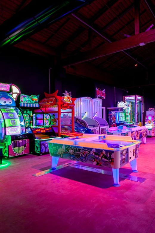 Bologna: Luna Farm Amusement Park Family Entry Ticket - Farm village atmosphere: shop, snacks, and party spaces