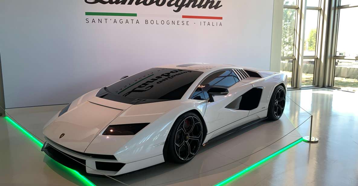 Ferrari Lamborghini Museums - Pagani Museum Factory - Lunch - Sant’Agata Bolognese Lamborghini Museum: From the Classics to Hybrid Tech