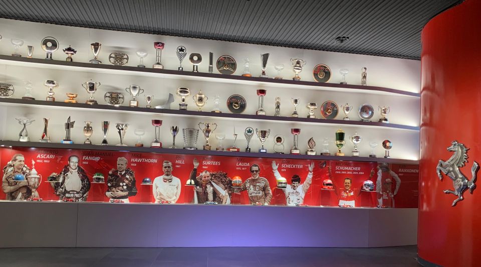 Ferrari Museum, Lamborghini Pagani Museums & Factory+Lunch - Ferrari Museum in Maranello: Hall of Victories and the F1-to-Road Connection