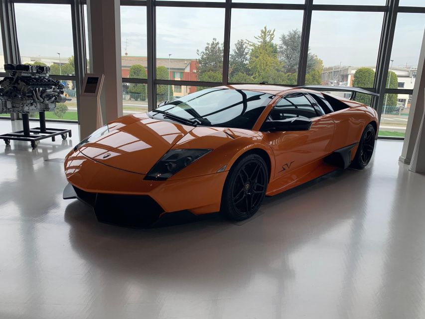 Ferrari Museum, Lamborghini Pagani Museums & Factory+Lunch - Shopping in Ferrari, Lamborghini, and Pagani Stores