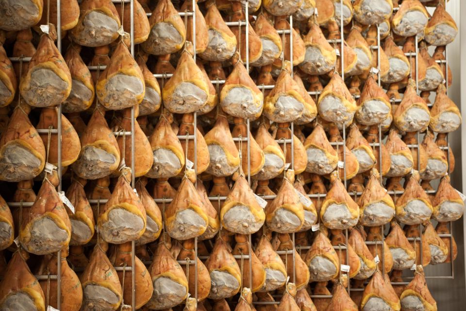 From Bologna: Parma Cheese & Ham Factory Tours and Tastings - The Parmigiano tasting: how age changes flavor, served with mustards and red wine